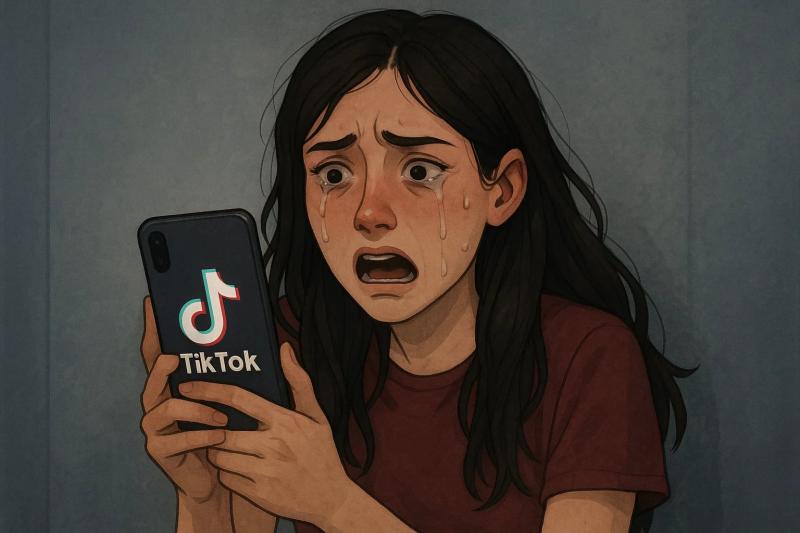 Segélykérés a TikTok-on: 