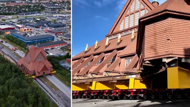 Rendkívüli esemény zajlott Svédországban: egy 113 éves templomot sikeresen áthelyeztek új helyszínre. A különleges műveletet részletesen dokumentálták egy videóban, amely bemutatja a templom impozáns szerkezetének mozgatását. Az ilyen nagyszabású áthelyez